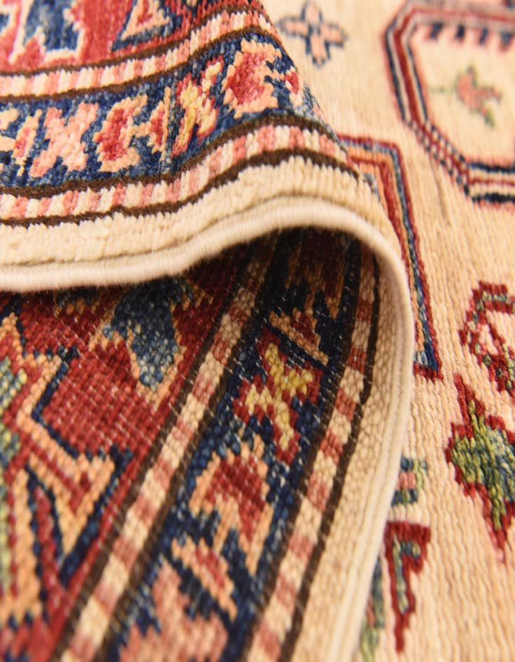 Detail image of  3' 2 x 5'  Hand Knotted Kazak Oriental Rug