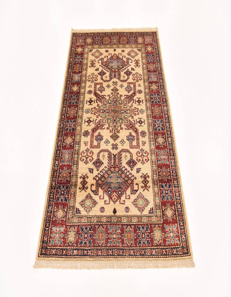 Detail image of  3' 4 x 5' 1  Hand Knotted Kazak Oriental Rug