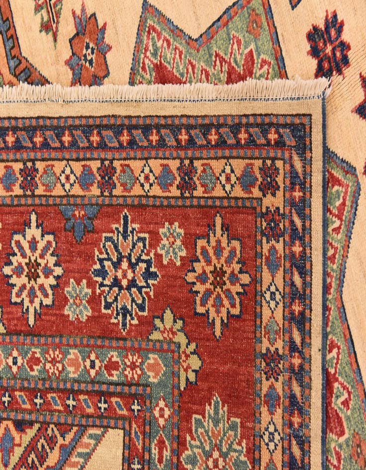 Detail image of  5' 9 x 8' 7  Hand Knotted Kazak Oriental Rug