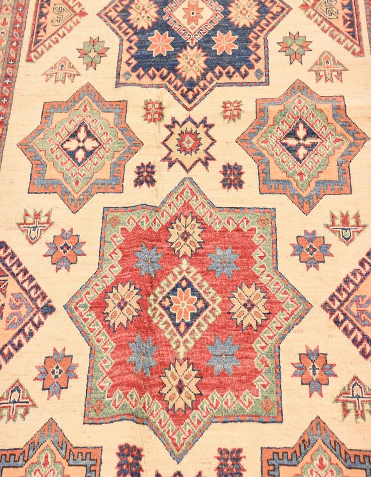 Detail image of  5' 9 x 8' 7  Hand Knotted Kazak Oriental Rug