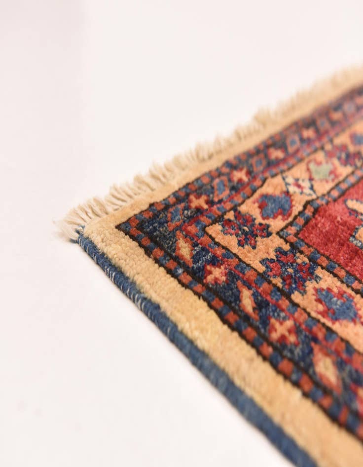 Detail image of  5' 9 x 8' 7  Hand Knotted Kazak Oriental Rug