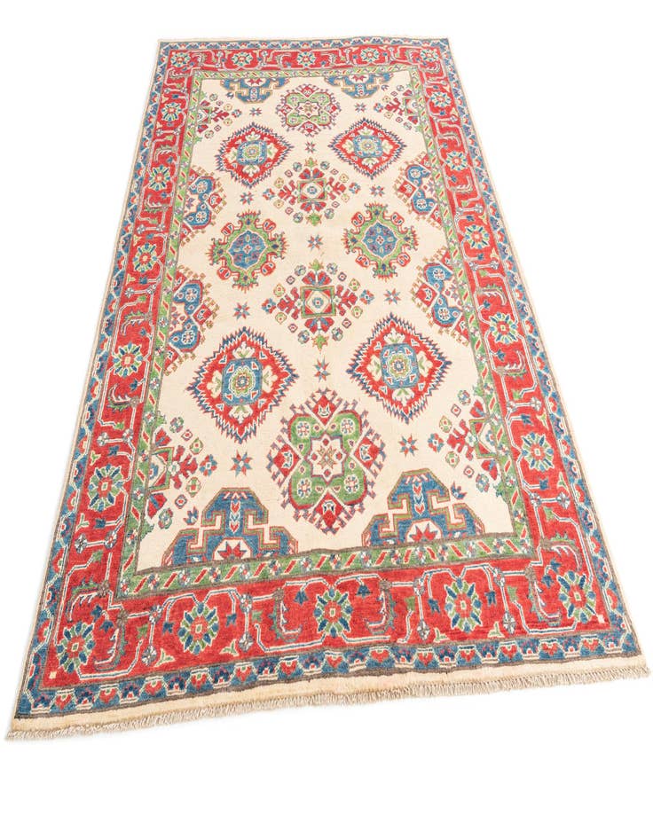 Detail image of  5' 8 x 7' 7  Hand Knotted Kazak Rug