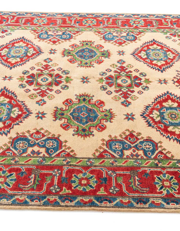 Detail image of  5' 8 x 7' 7  Hand Knotted Kazak Rug