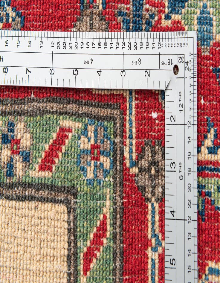 Detail image of  5' 8 x 7' 7  Hand Knotted Kazak Rug