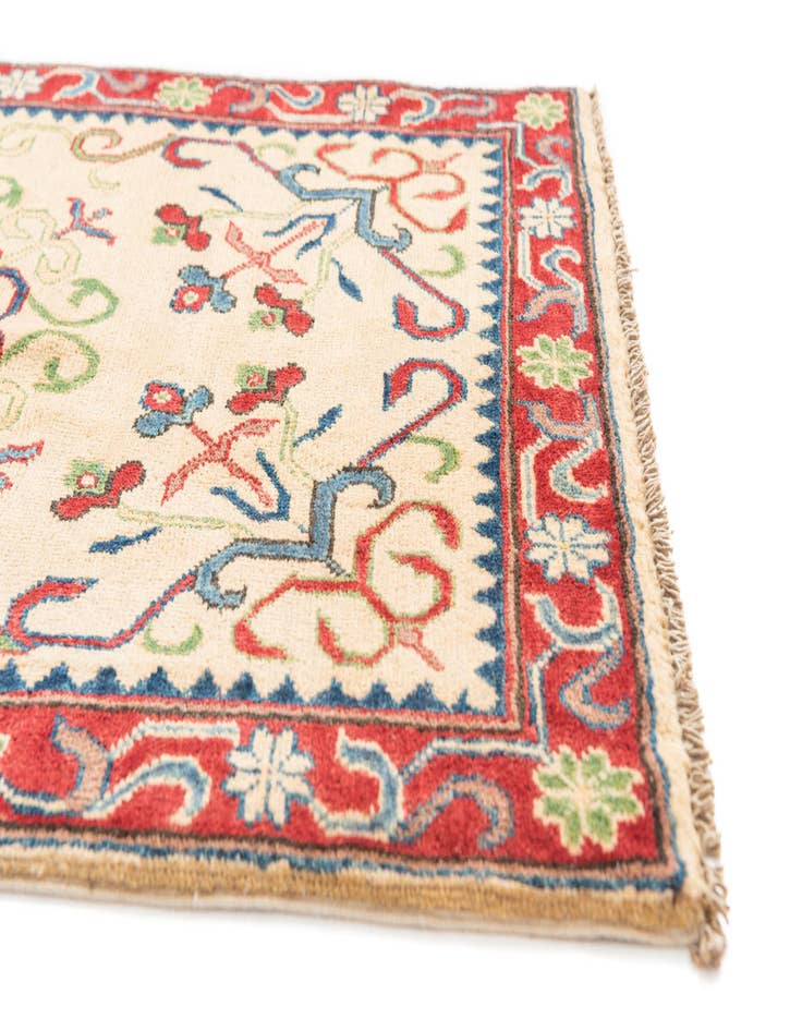 Detail image of  2' 8 x 4' 2  Hand Knotted Kazak Rug
