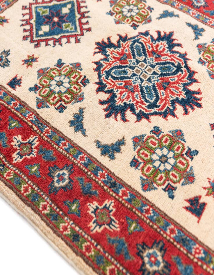 Detail image of  2' 8 x 4'  Hand Knotted Kazak Rug