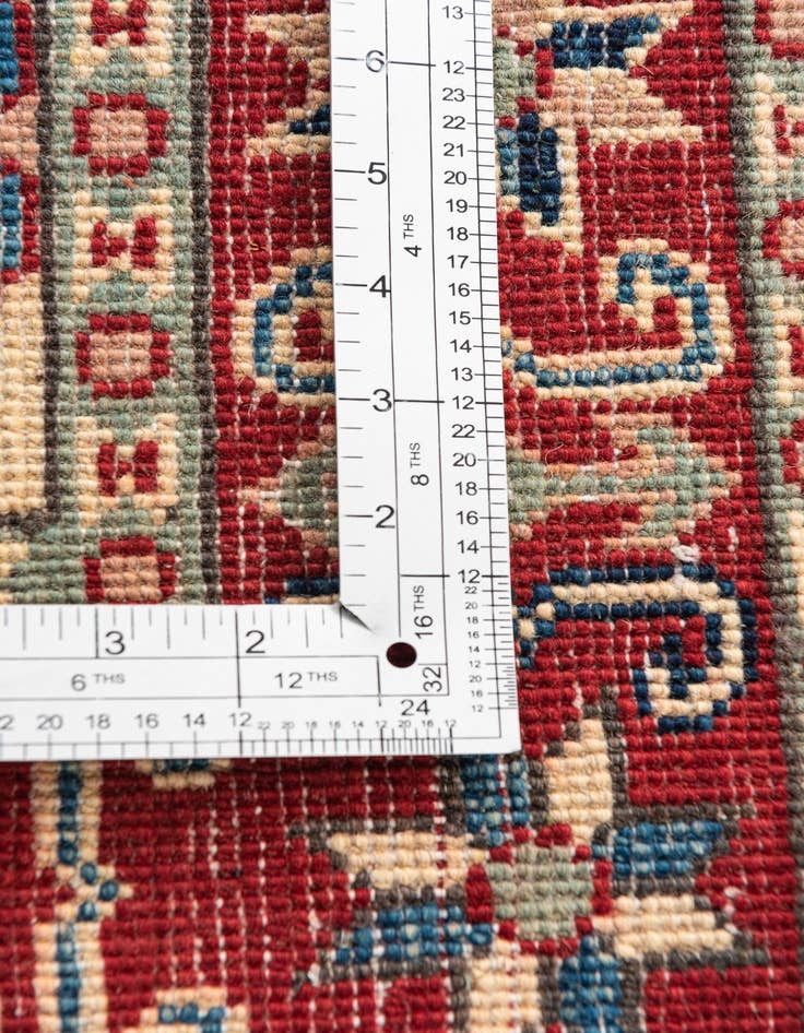 Detail image of  2' 10 x 4' 2  Hand Knotted Kazak Rug