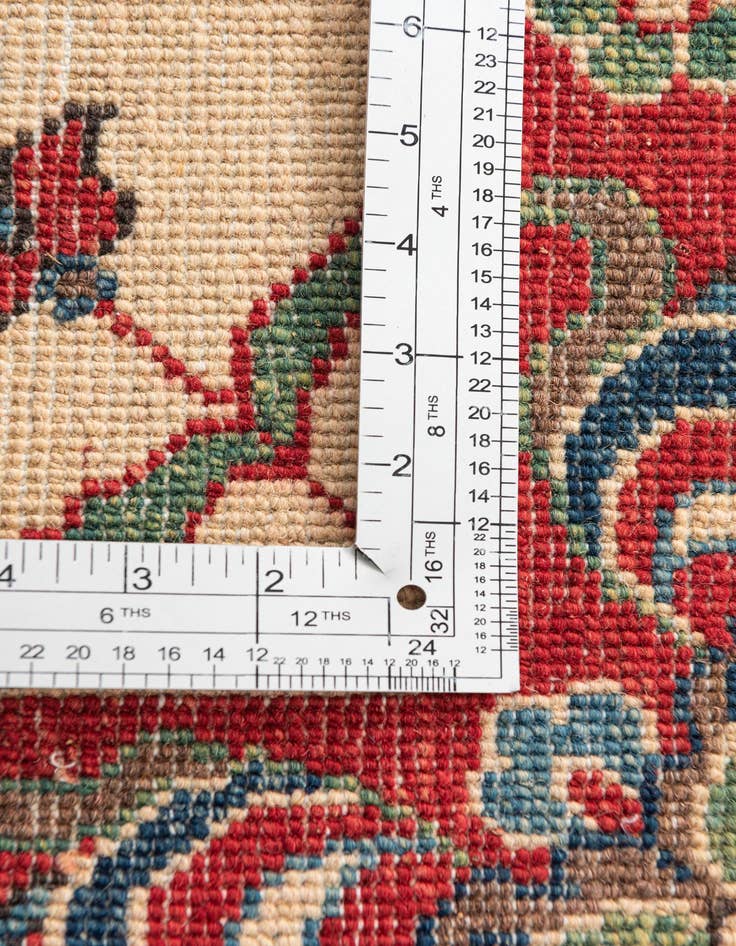 Detail image of  2' 8 x 4'  Hand Knotted Kazak Rug