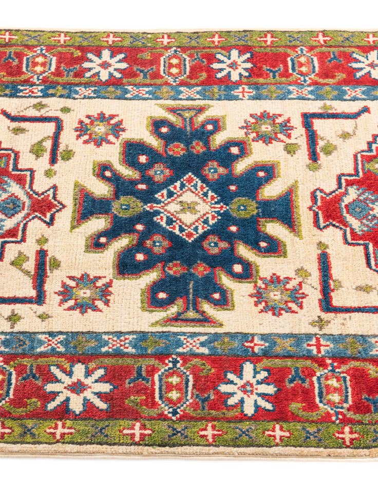 Detail image of  2' 9 x 4' 2  Hand Knotted Kazak Rug