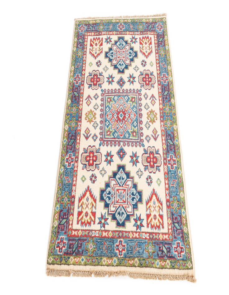 Detail image of  2' 8 x 4' 2  Hand Knotted Kazak Rug