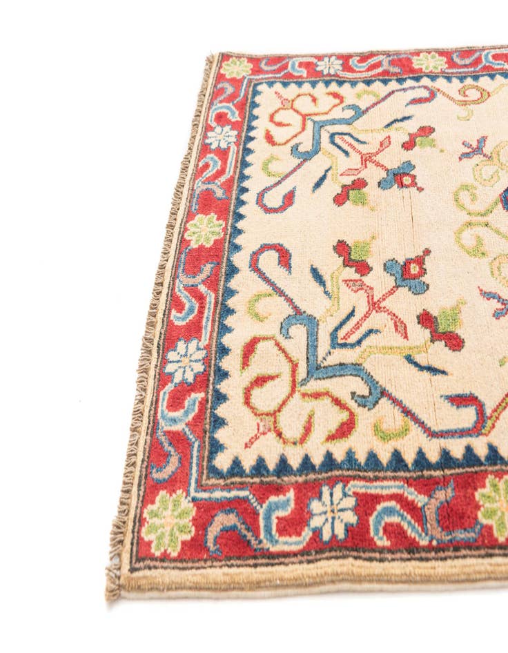 Detail image of  2' 8 x 4' 2  Hand Knotted Kazak Rug