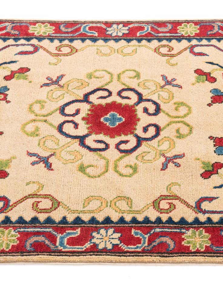 Detail image of  2' 8 x 4' 2  Hand Knotted Kazak Rug