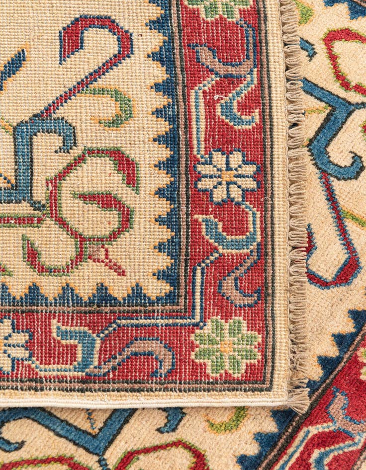Detail image of  2' 8 x 4' 2  Hand Knotted Kazak Rug
