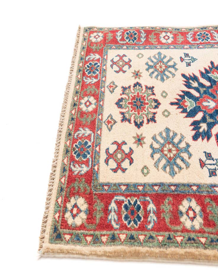 Detail image of  2' 9 x 4'  Hand Knotted Kazak Rug