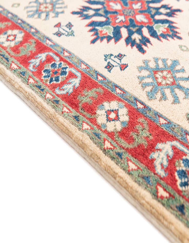Detail image of  2' 9 x 4'  Hand Knotted Kazak Rug