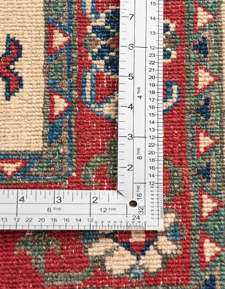 Detail image of  2' 9 x 4'  Hand Knotted Kazak Rug