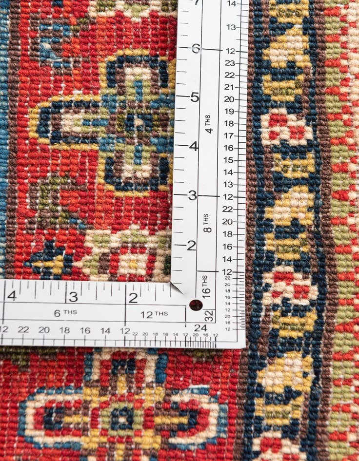 Detail image of  2' 8 x 4' 1  Hand Knotted Kazak Rug