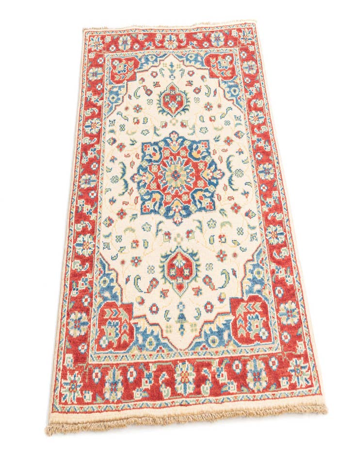 Detail image of  2' 8 x 4' 1  Hand Knotted Kazak Rug