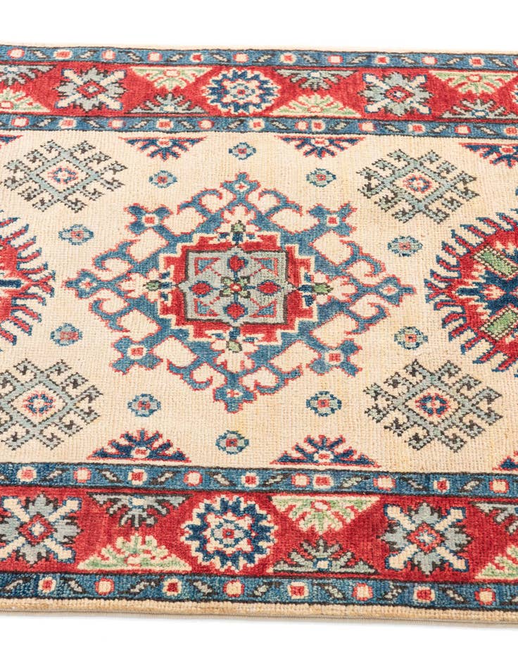 Detail image of  2' 8 x 4'  Hand Knotted Kazak Rug