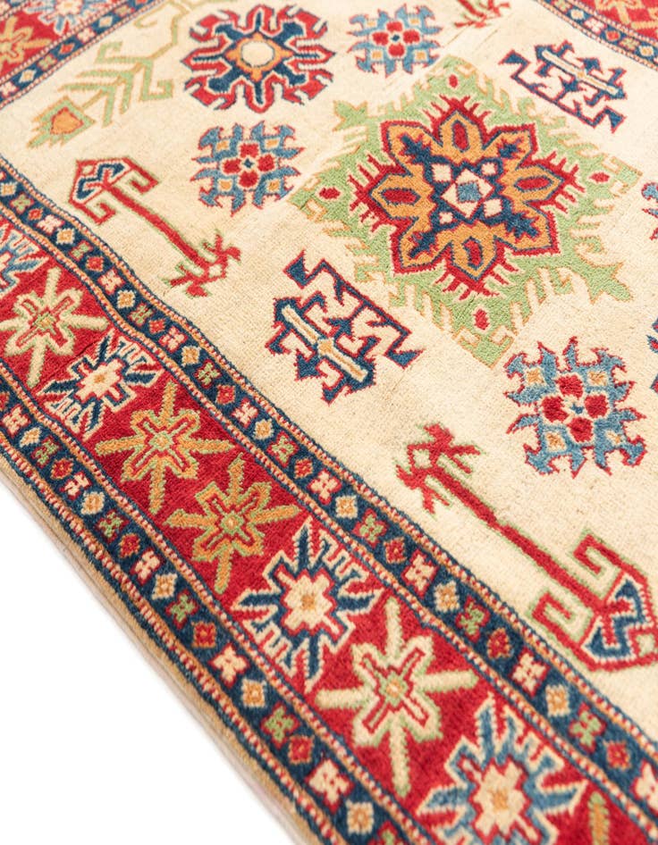 Detail image of  3' 5 x 4' 10  Hand Knotted Kazak Rug