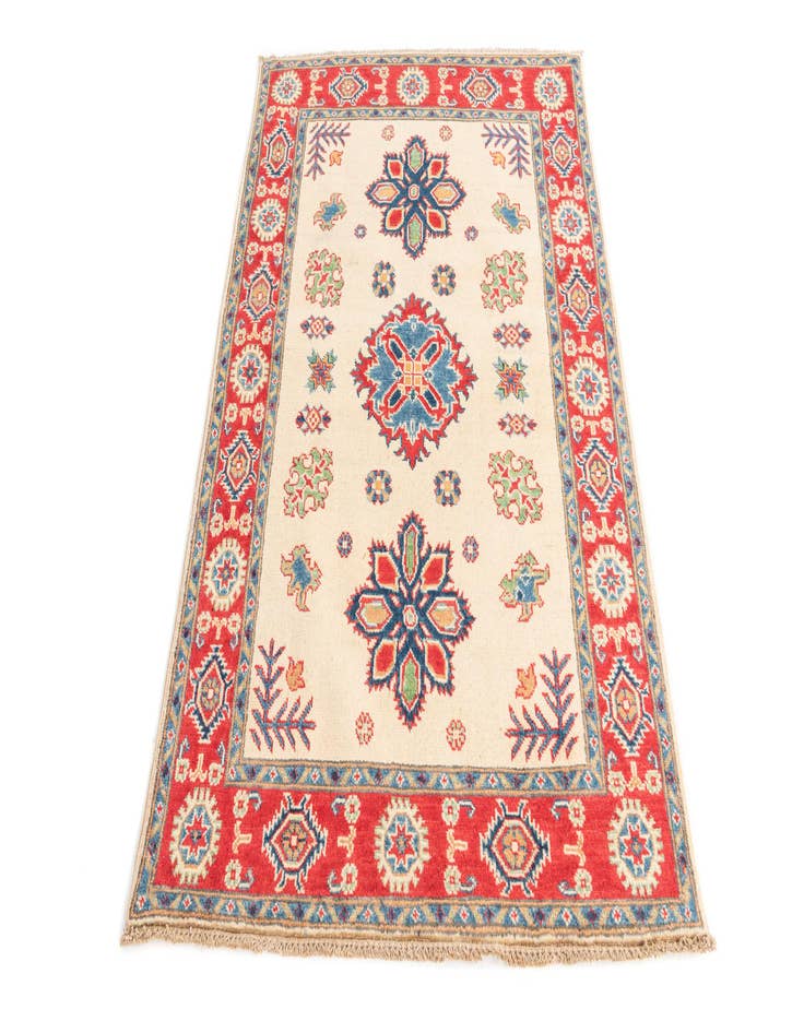 Detail image of  3' 4 x 5' 1  Hand Knotted Kazak Rug