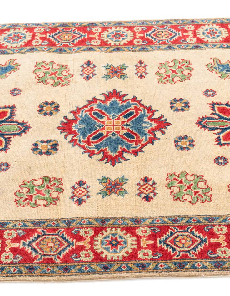 Detail image of  3' 4 x 5' 1  Hand Knotted Kazak Rug