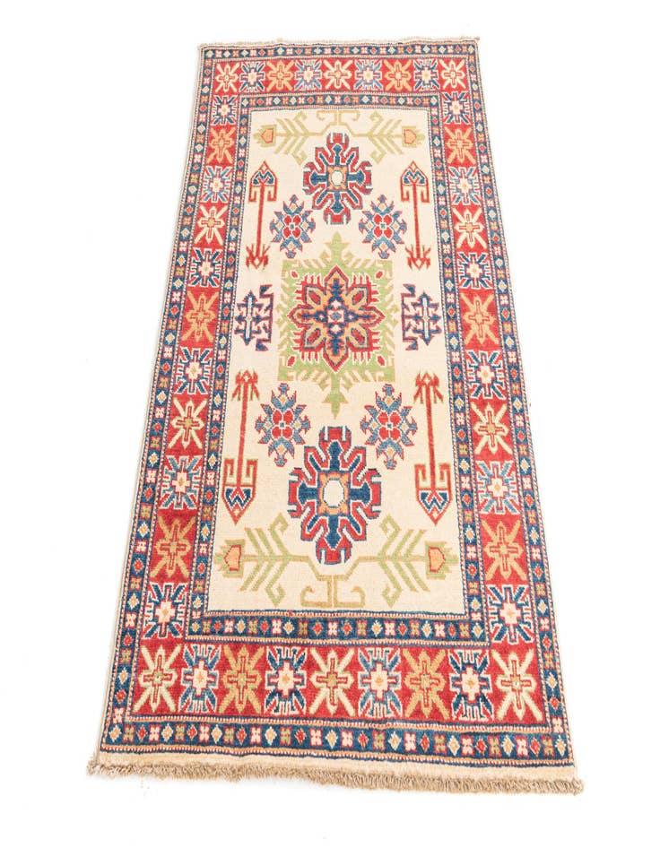 Detail image of  3' 3 x 4' 10  Hand Knotted Kazak Rug