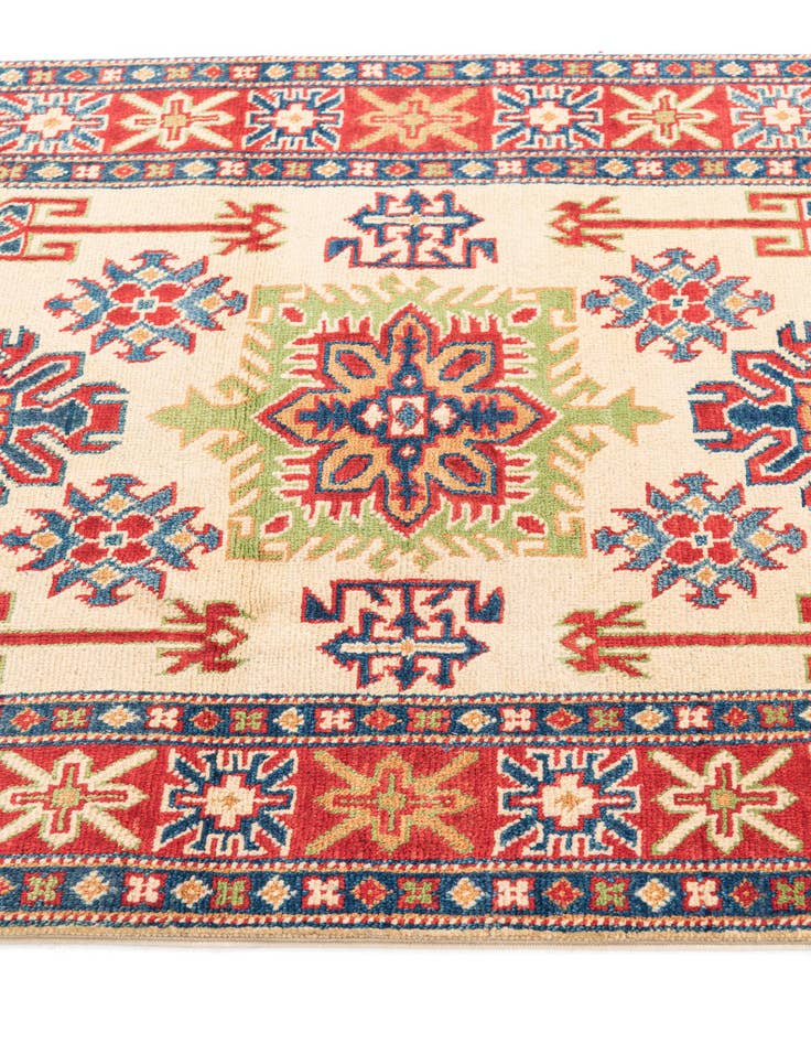 Detail image of  3' 3 x 4' 10  Hand Knotted Kazak Rug