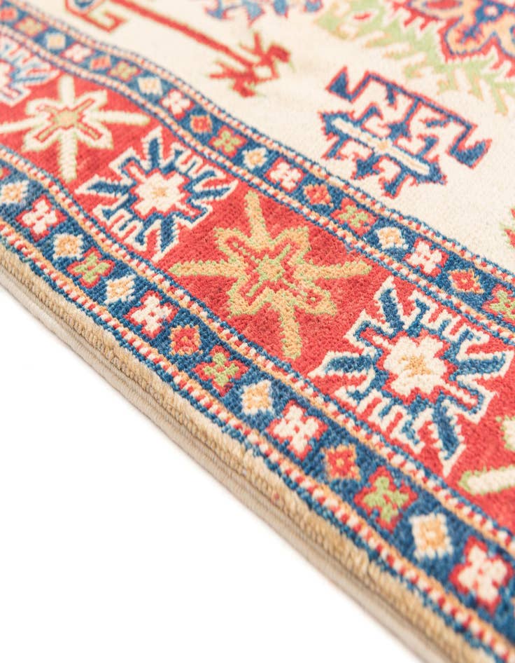 Detail image of  3' 3 x 4' 10  Hand Knotted Kazak Rug