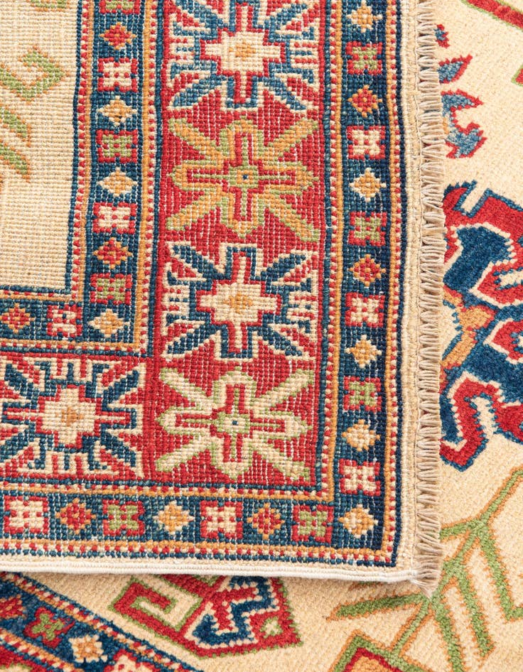 Detail image of  3' 3 x 4' 10  Hand Knotted Kazak Rug