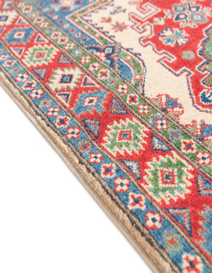 Detail image of  3' 3 x 5'  Hand Knotted Kazak Rug