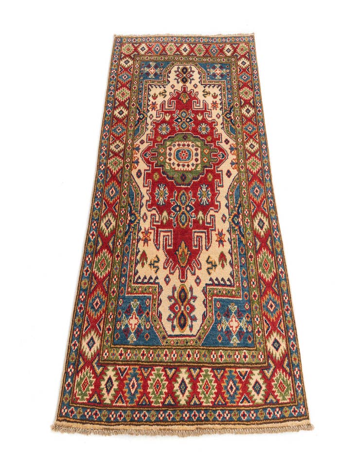 Detail image of  3' 4 x 5' 2  Hand Knotted Kazak Rug