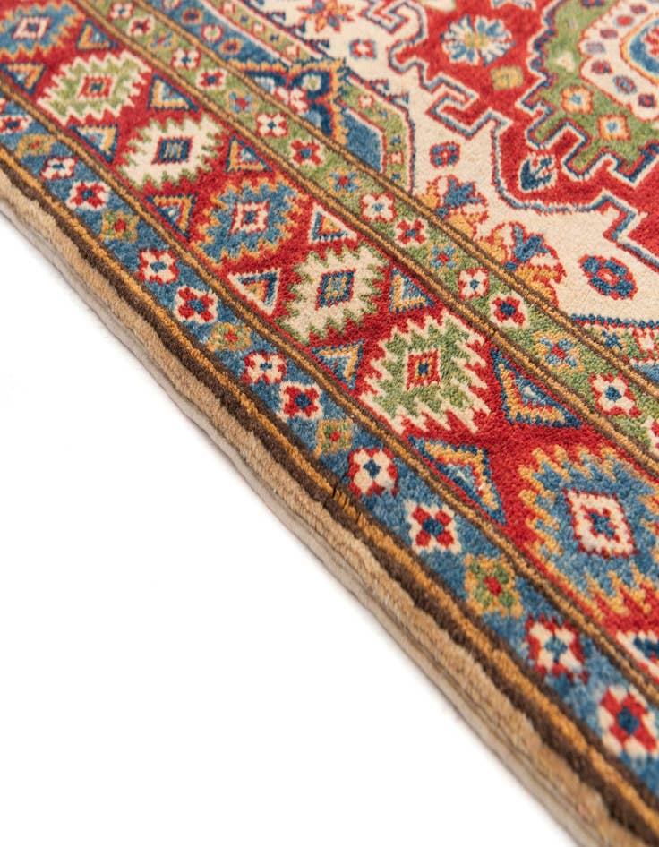 Detail image of  3' 4 x 5' 2  Hand Knotted Kazak Rug
