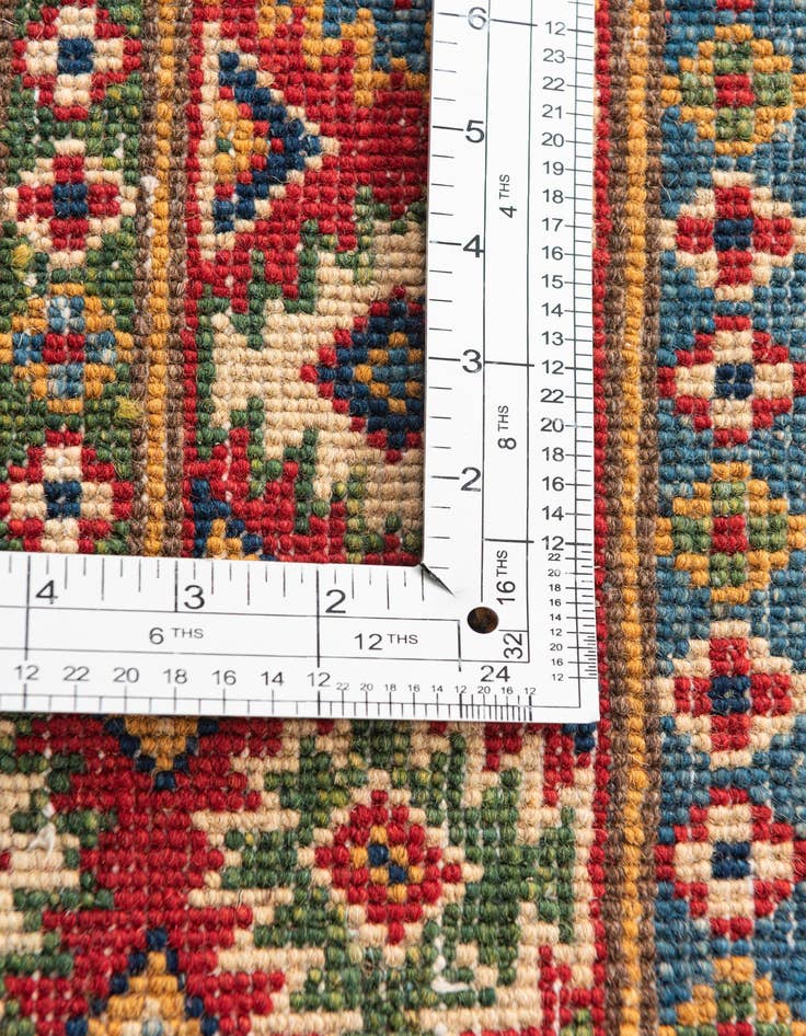 Detail image of  3' 4 x 5' 2  Hand Knotted Kazak Rug