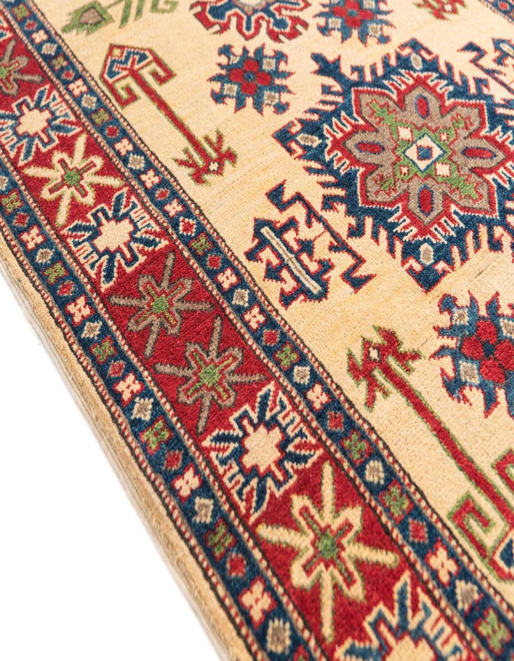 Detail image of  3' 4 x 5'  Hand Knotted Kazak Rug