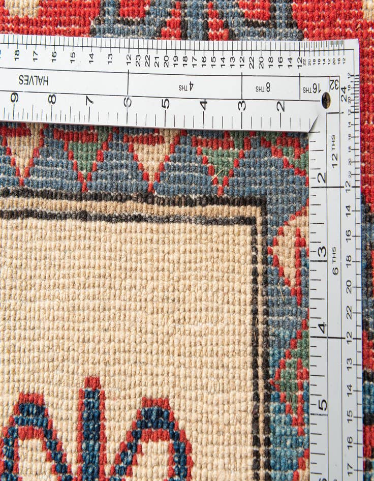 Detail image of  5' 7 x 7' 7  Hand Knotted Kazak Rug