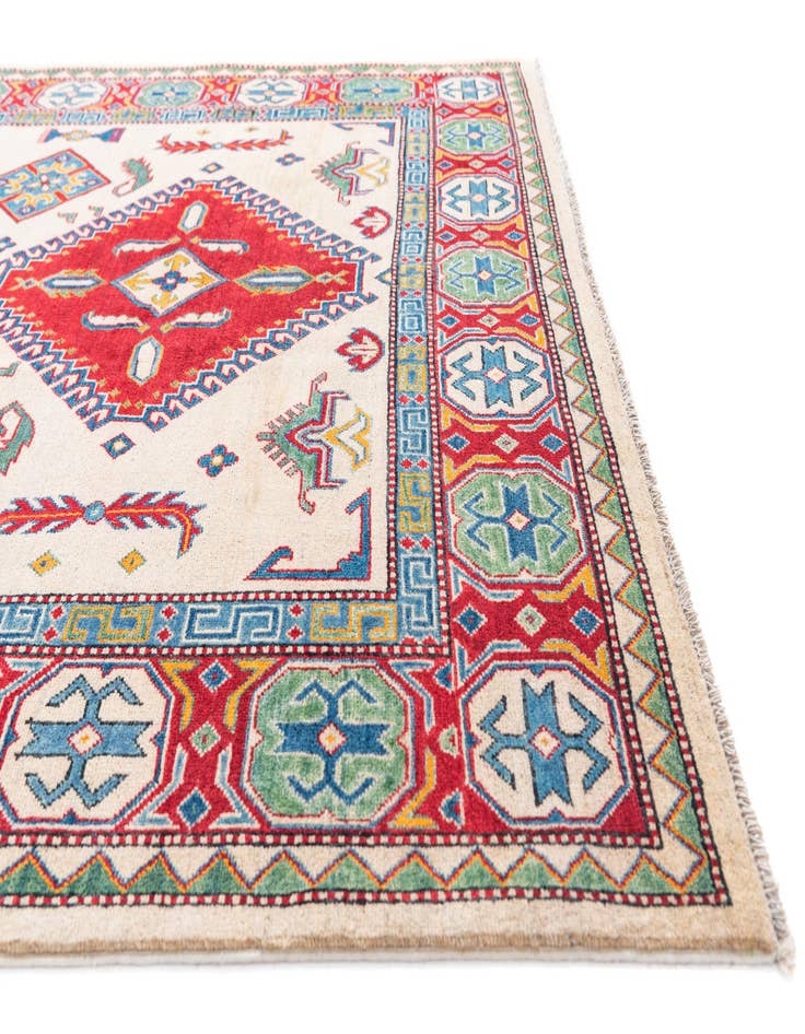 Detail image of  6' 6 x 9' 5  Hand Knotted Kazak Rug