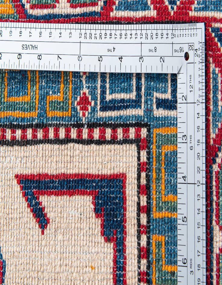 Detail image of  6' 6 x 9' 5  Hand Knotted Kazak Rug