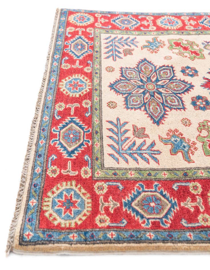 Detail image of  3' 10 x 6' 1  Hand Knotted Kazak Rug