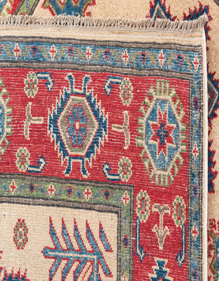 Detail image of  3' 10 x 6' 1  Hand Knotted Kazak Rug