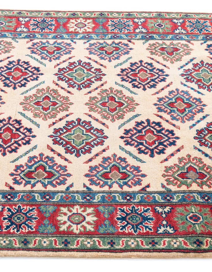 Detail image of  4' 2 x 6' 2  Hand Knotted Kazak Rug