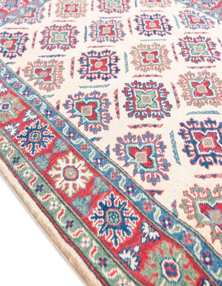 Detail image of  4' 2 x 6' 2  Hand Knotted Kazak Rug