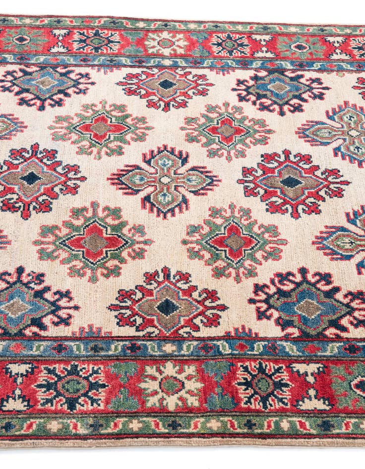 Detail image of  4' 1 x 6' 1  Hand Knotted Kazak Rug