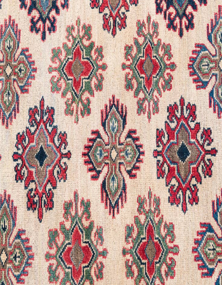 Detail image of  4' 1 x 6' 1  Hand Knotted Kazak Rug