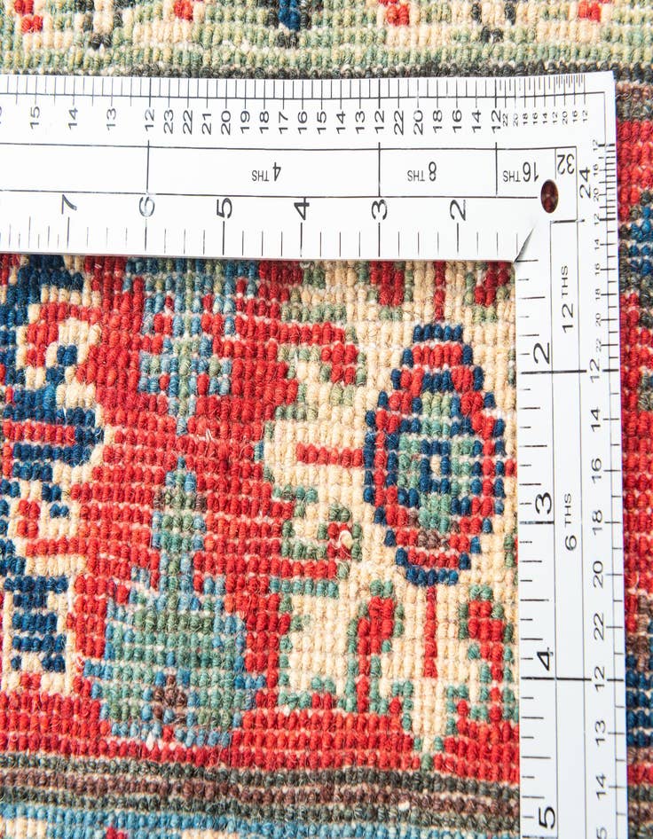 Detail image of  4' x 6' 2  Hand Knotted Kazak Rug