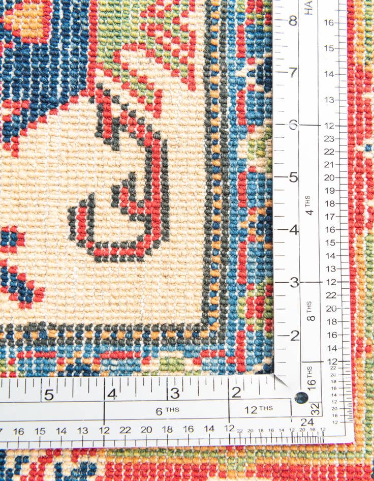 Detail image of  4' x 6'  Hand Knotted Kazak Rug