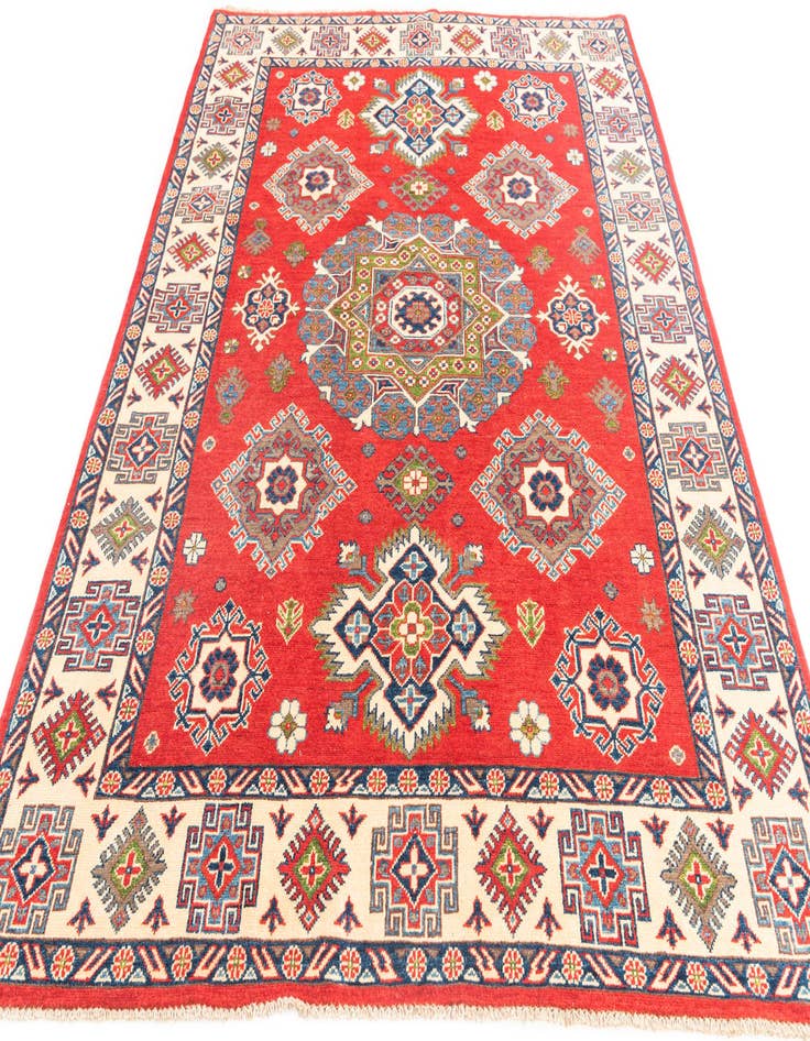 Detail image of  5' 8 x 7' 9  Hand Knotted Kazak Rug