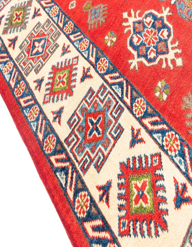 Detail image of  5' 8 x 7' 9  Hand Knotted Kazak Rug