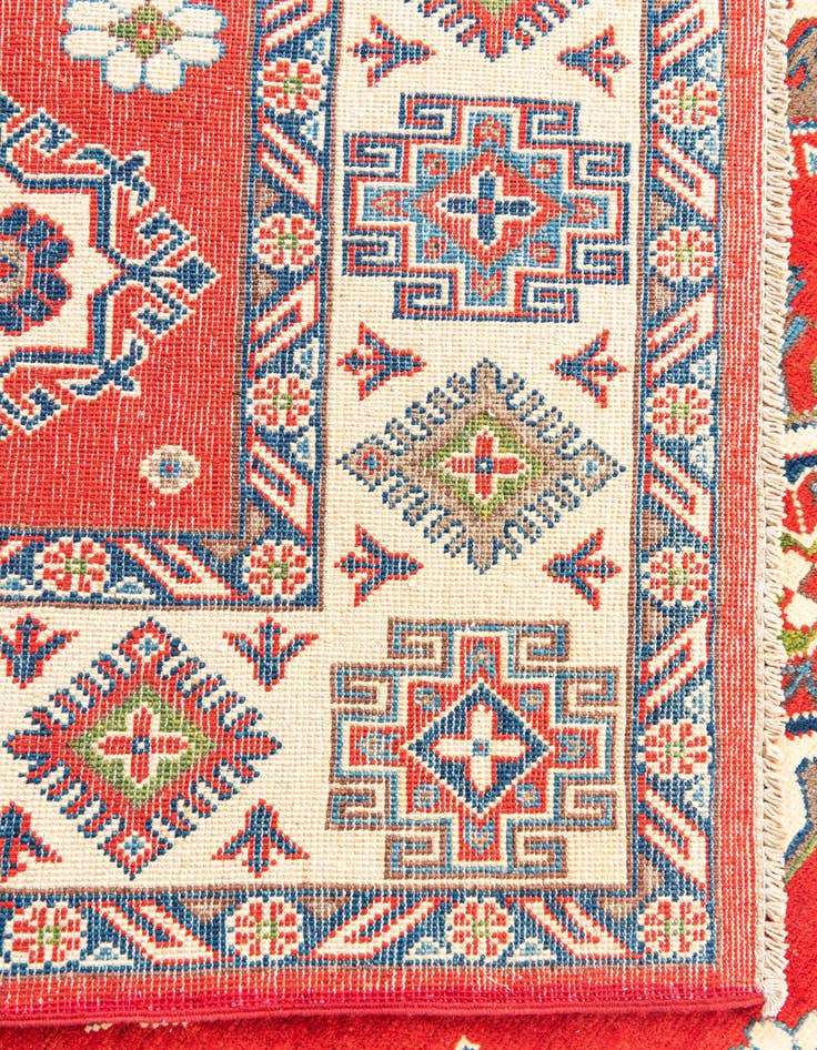 Detail image of  5' 8 x 7' 9  Hand Knotted Kazak Rug