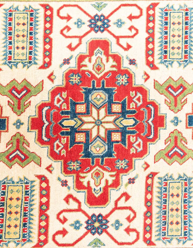 Detail image of  5' 9 x 7' 10  Hand Knotted Kazak Rug